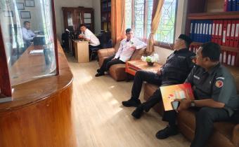 Badan Pengawas Pemilihan Umum Kabupaten Karo (Bawaslu) Melaksanakan Konsolidasi Demokrasi Bersama Kemenag karo  