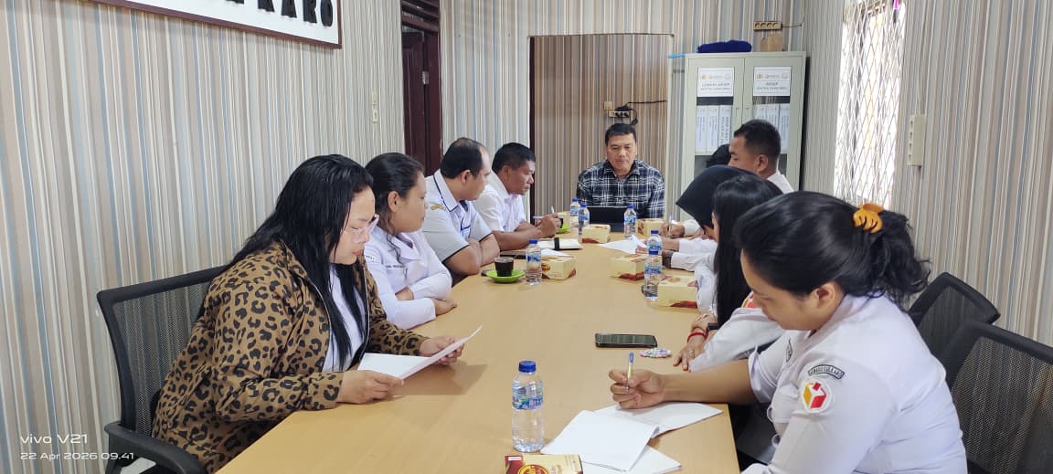 Kabanjahe,Bawaslu Kabupaten Karo Melaksanakan Kegiatan Implementasi Reformasi Birokrasi di kantor Bawaslu Kabupaten karo (22/04/2026)