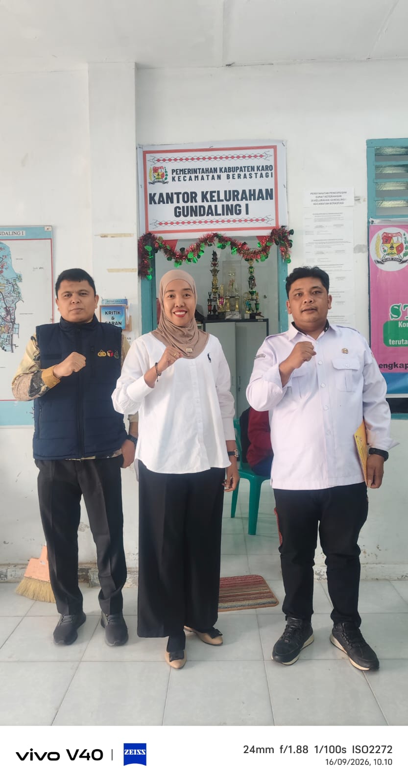Badan Pengawas Pemilihan Umum Kabupaten Karo Melaksanakan Kegiatan Coktas TW III Kecamatan Berastagi di Kelurahan Gundaling 1, Gundaling 2 dan Tambak Lau Mulgap 2,Rabu ( 16/09/2026)