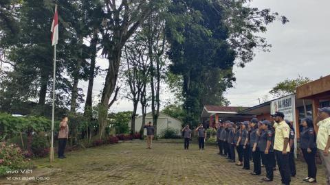 Badan Pengawas Pemilihan Umum Kabupaten Karo Melaksanakan Apel Pagi, Senin (12/10/2026)