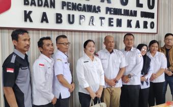 Kabanjahe, Badan Pengawas Pemilihan Umum ,Melakukan Kegiatan Rapat Koordinasi  Evaluasi Pelaksanan Pengawasan  PDPB TriWulan 1 Tahun 2026 , Rabu, 29 April 2026