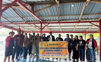 Tongging – Badan Pengawas Pemilihan Umum   menyelenggarakan kegiatan Konsolidasi 