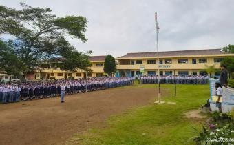 Badan Pengawas Pemilihan Umum Kabupaten Karo Melaksanakan Edu Talk Pengawasan Kepemiluan  dan Demokrasi di SMA GBKP Kabanjahe