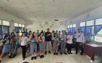 Bawaslu Kabupaten Karo Melaksanakan Kegiatan Konsolidasi Demokrasi Edu Talk di SMA Negeri 1 Tigapanah,Rabu (26/08/206)