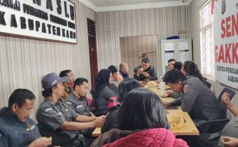 Badan Pengawas Pemilihan Umum Kabupaten Karo Melaksanakan Rapat Rutin Evaluasi Kinerja Seminggu Lewat dan Membahas Rencana  Program Seminggu  Kedepan, Senin (14/09/2026)