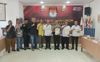 Badan Pengawas Pemilihan Umum Kabupaten Karo Menghadiri  Rekapitulasi Daftar Pemilih Berkelanjutan Triwulan III Tahun 2026 di Kantor KPU Kabupaten Karo, Rabu (30/09/2026)